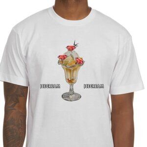 Icecream Staggers T Size Large White
